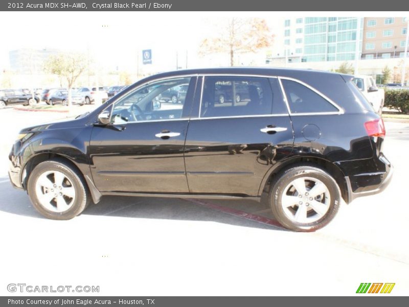 Crystal Black Pearl / Ebony 2012 Acura MDX SH-AWD