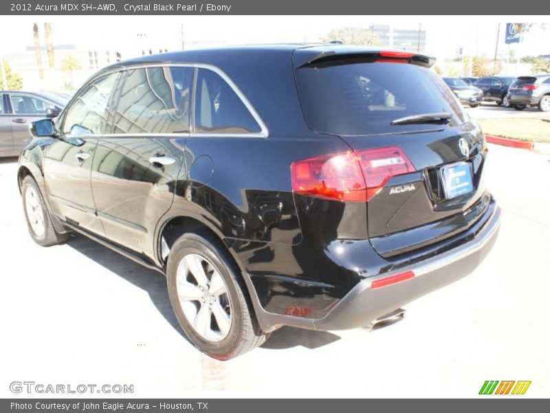 Crystal Black Pearl / Ebony 2012 Acura MDX SH-AWD