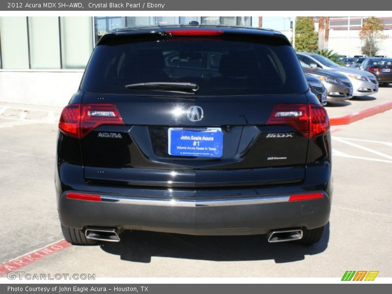 Crystal Black Pearl / Ebony 2012 Acura MDX SH-AWD