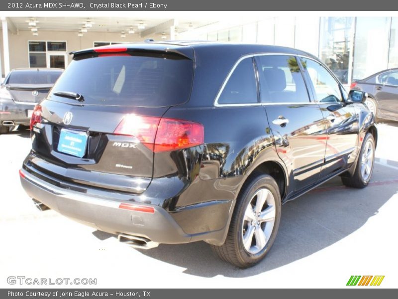 Crystal Black Pearl / Ebony 2012 Acura MDX SH-AWD