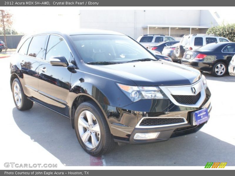 Crystal Black Pearl / Ebony 2012 Acura MDX SH-AWD