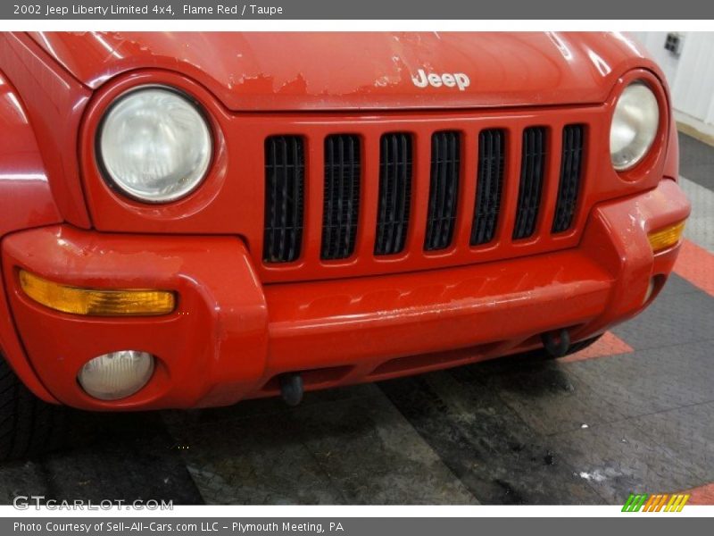 Flame Red / Taupe 2002 Jeep Liberty Limited 4x4