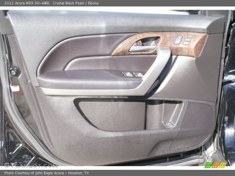 Crystal Black Pearl / Ebony 2012 Acura MDX SH-AWD
