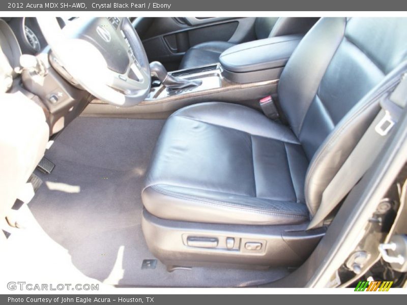 Crystal Black Pearl / Ebony 2012 Acura MDX SH-AWD