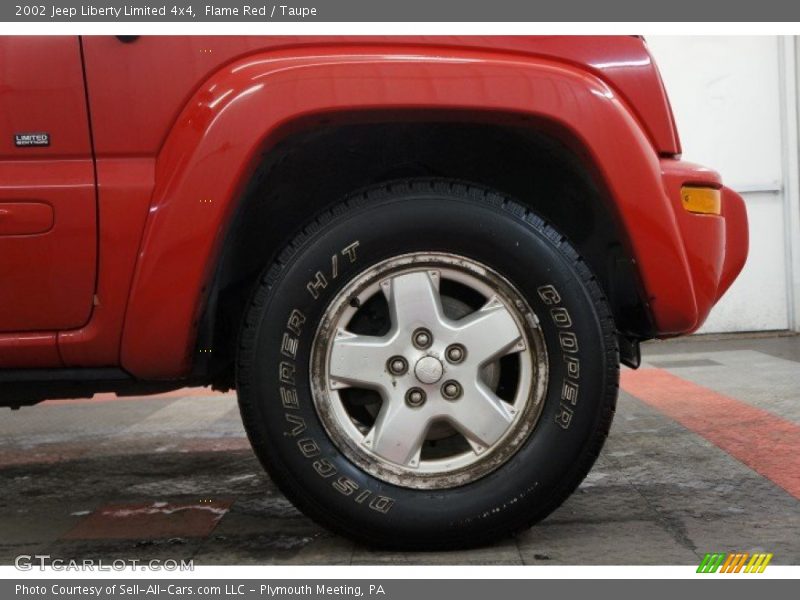 Flame Red / Taupe 2002 Jeep Liberty Limited 4x4