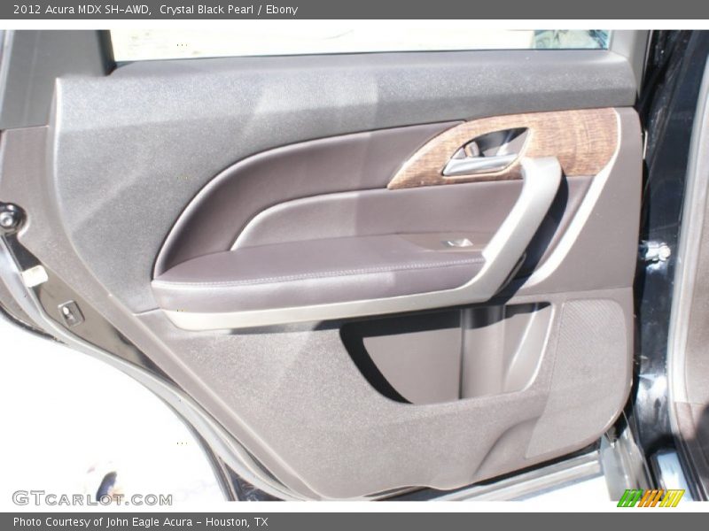 Crystal Black Pearl / Ebony 2012 Acura MDX SH-AWD