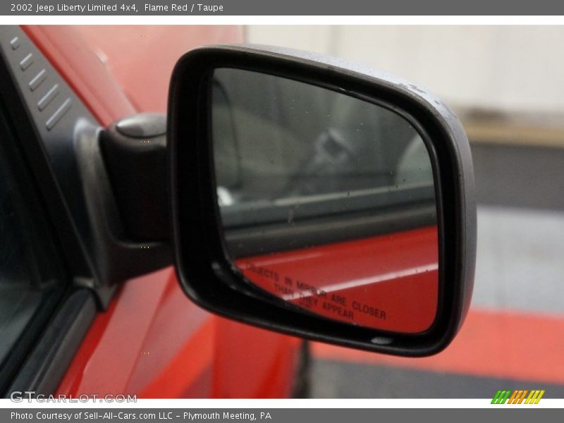 Flame Red / Taupe 2002 Jeep Liberty Limited 4x4