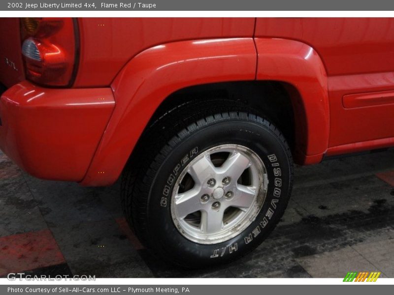 Flame Red / Taupe 2002 Jeep Liberty Limited 4x4