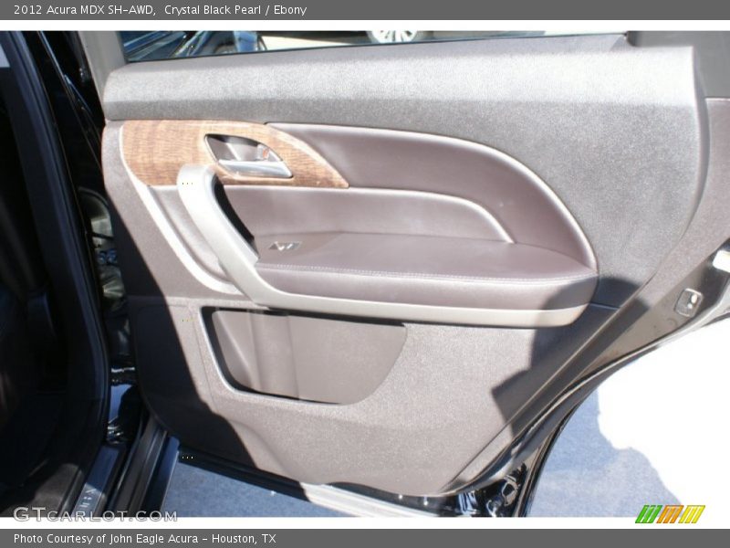 Crystal Black Pearl / Ebony 2012 Acura MDX SH-AWD