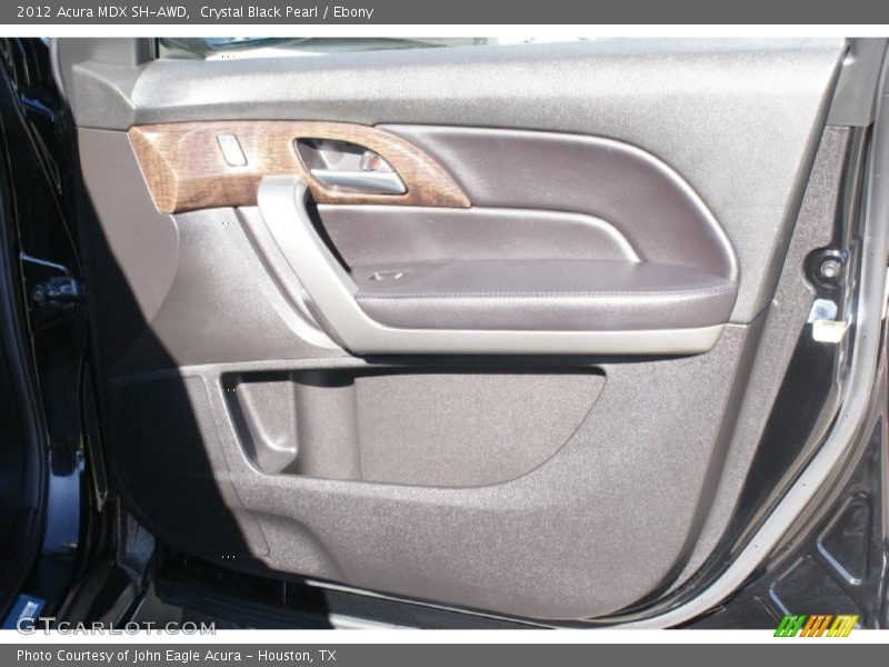 Crystal Black Pearl / Ebony 2012 Acura MDX SH-AWD