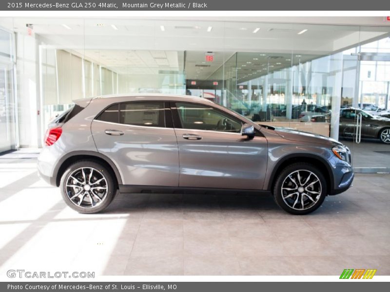 Mountain Grey Metallic / Black 2015 Mercedes-Benz GLA 250 4Matic