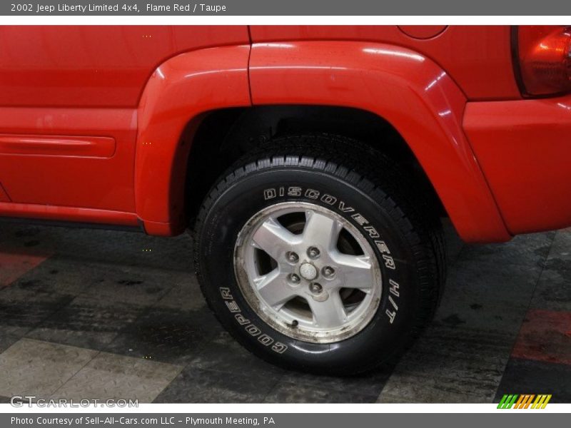 Flame Red / Taupe 2002 Jeep Liberty Limited 4x4
