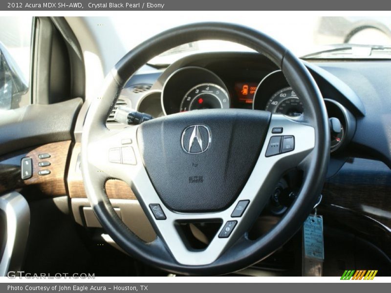 Crystal Black Pearl / Ebony 2012 Acura MDX SH-AWD