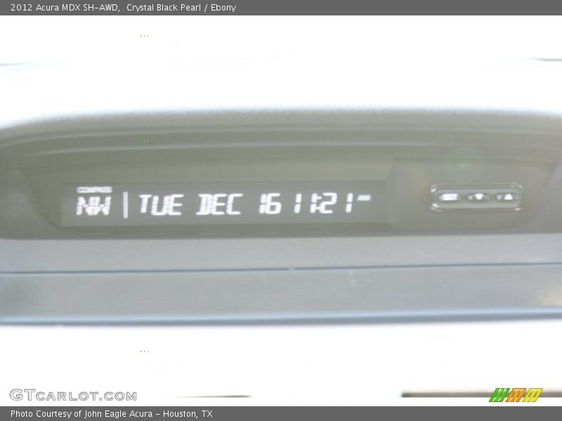 Crystal Black Pearl / Ebony 2012 Acura MDX SH-AWD