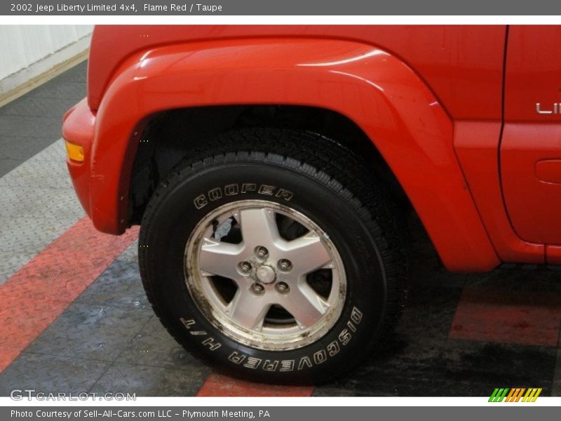 Flame Red / Taupe 2002 Jeep Liberty Limited 4x4