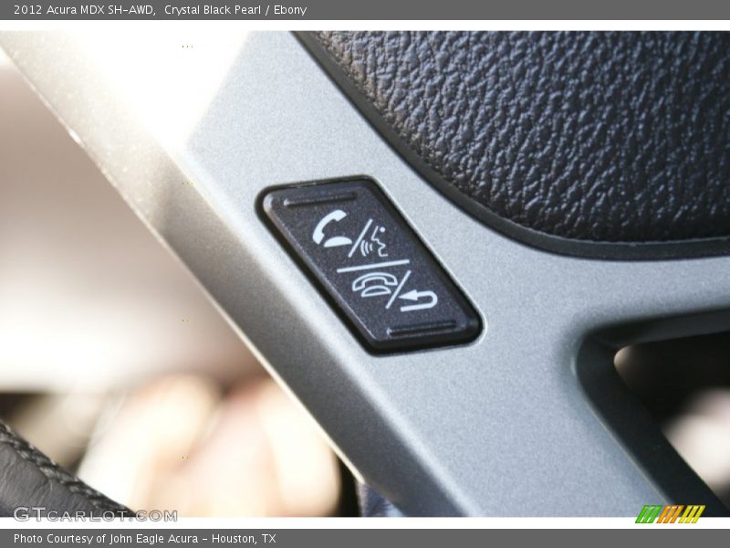 Crystal Black Pearl / Ebony 2012 Acura MDX SH-AWD
