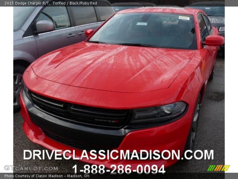 TorRed / Black/Ruby Red 2015 Dodge Charger R/T
