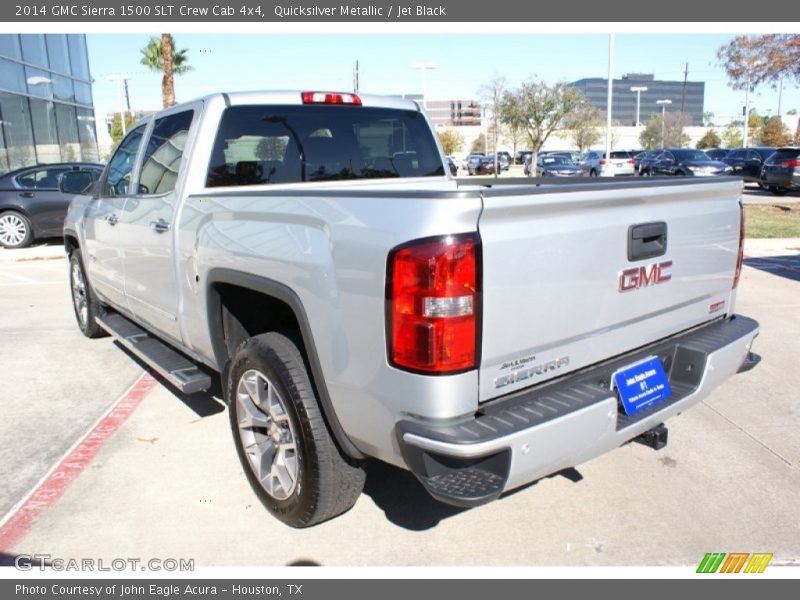Quicksilver Metallic / Jet Black 2014 GMC Sierra 1500 SLT Crew Cab 4x4