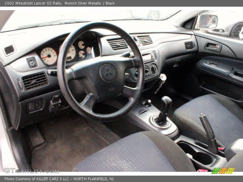 Munich Silver Metallic / Black 2002 Mitsubishi Lancer OZ Rally
