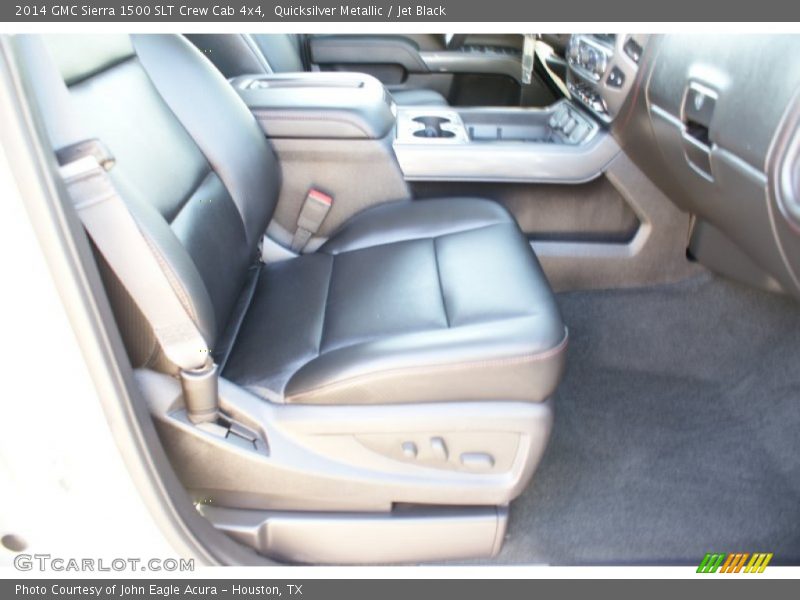 Quicksilver Metallic / Jet Black 2014 GMC Sierra 1500 SLT Crew Cab 4x4