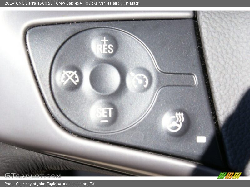 Quicksilver Metallic / Jet Black 2014 GMC Sierra 1500 SLT Crew Cab 4x4