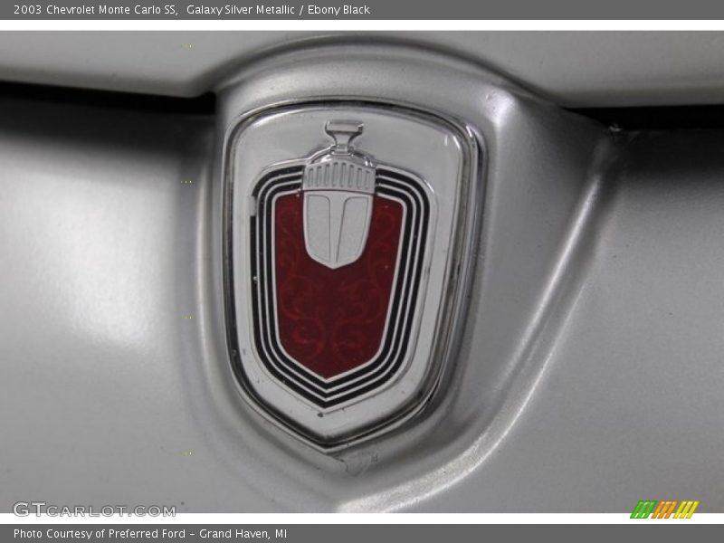 Galaxy Silver Metallic / Ebony Black 2003 Chevrolet Monte Carlo SS