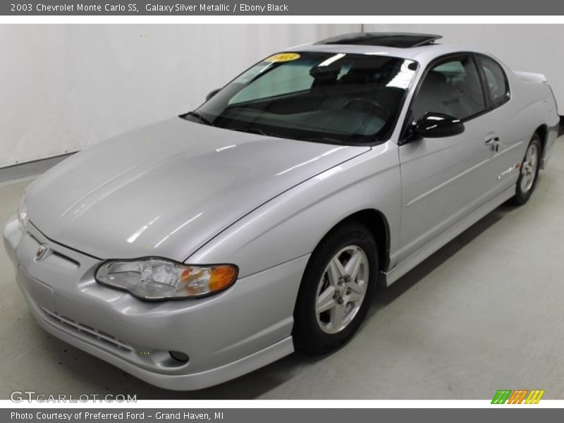 Galaxy Silver Metallic / Ebony Black 2003 Chevrolet Monte Carlo SS