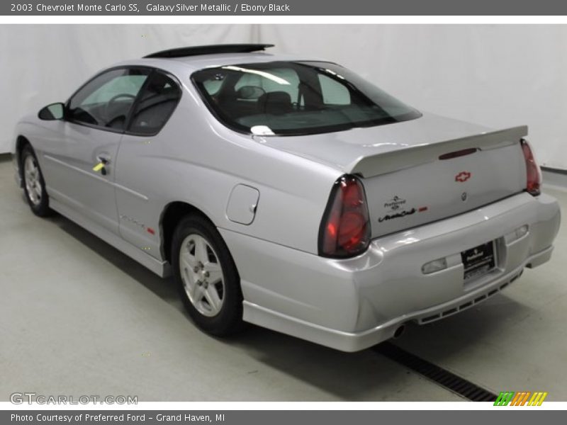 Galaxy Silver Metallic / Ebony Black 2003 Chevrolet Monte Carlo SS