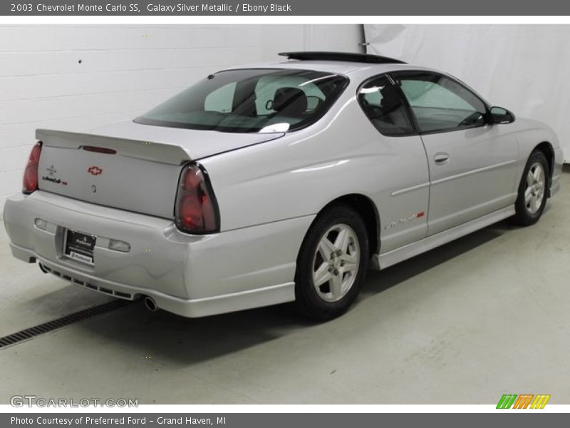 Galaxy Silver Metallic / Ebony Black 2003 Chevrolet Monte Carlo SS