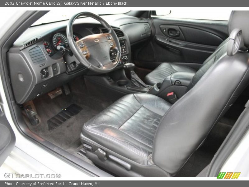 Galaxy Silver Metallic / Ebony Black 2003 Chevrolet Monte Carlo SS