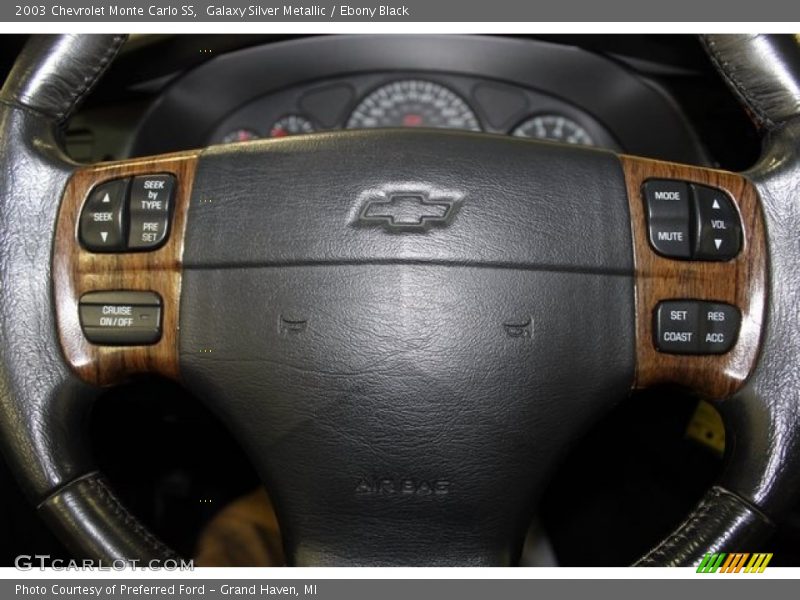 Galaxy Silver Metallic / Ebony Black 2003 Chevrolet Monte Carlo SS