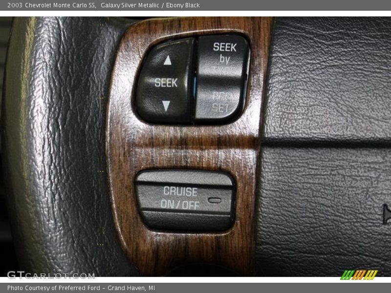 Galaxy Silver Metallic / Ebony Black 2003 Chevrolet Monte Carlo SS