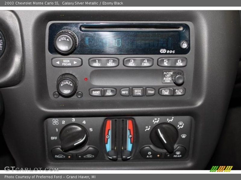 Galaxy Silver Metallic / Ebony Black 2003 Chevrolet Monte Carlo SS