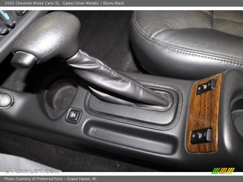 Galaxy Silver Metallic / Ebony Black 2003 Chevrolet Monte Carlo SS