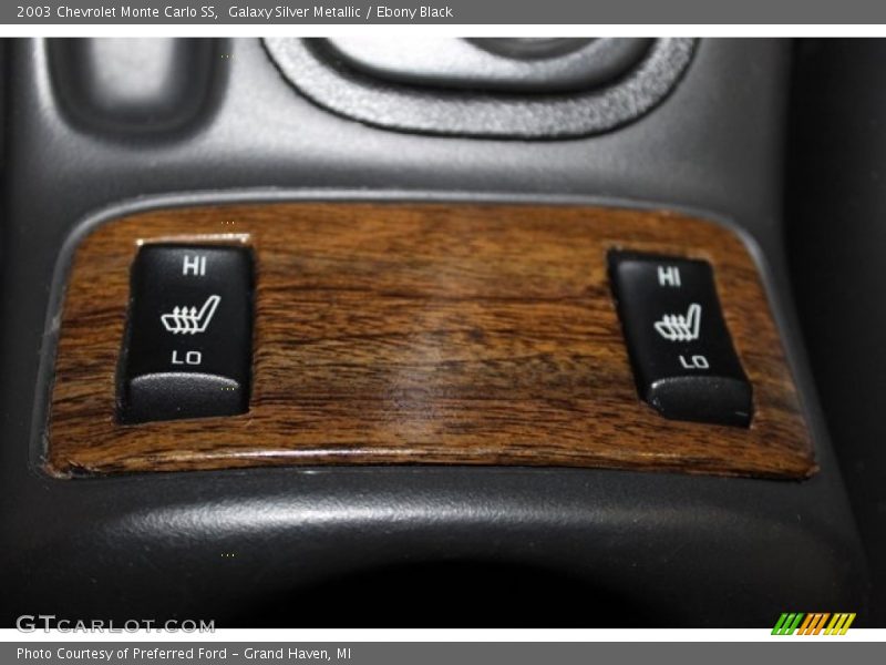 Galaxy Silver Metallic / Ebony Black 2003 Chevrolet Monte Carlo SS