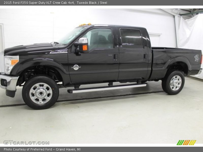 Tuxedo Black / Steel 2015 Ford F350 Super Duty XLT Crew Cab 4x4