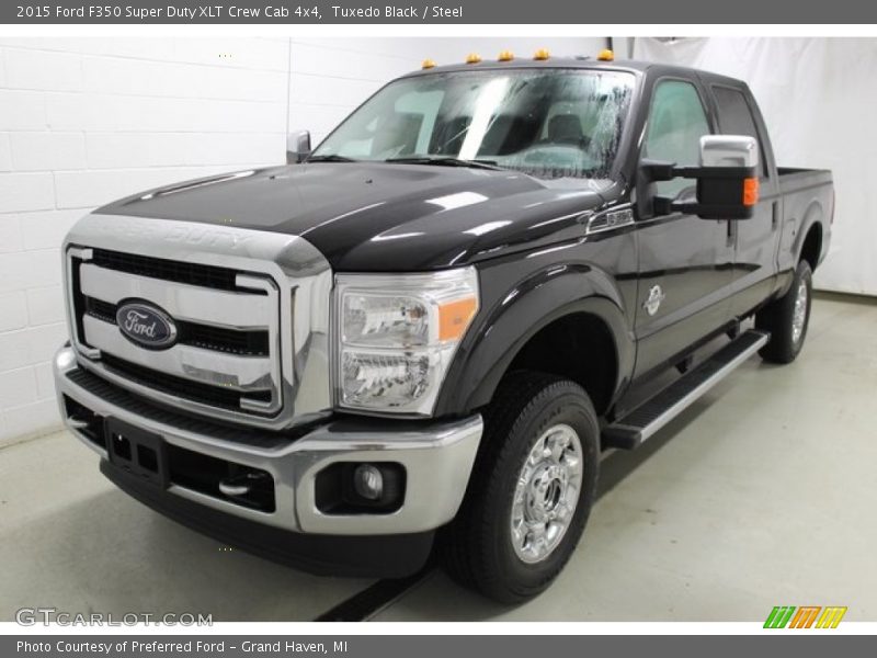 Tuxedo Black / Steel 2015 Ford F350 Super Duty XLT Crew Cab 4x4