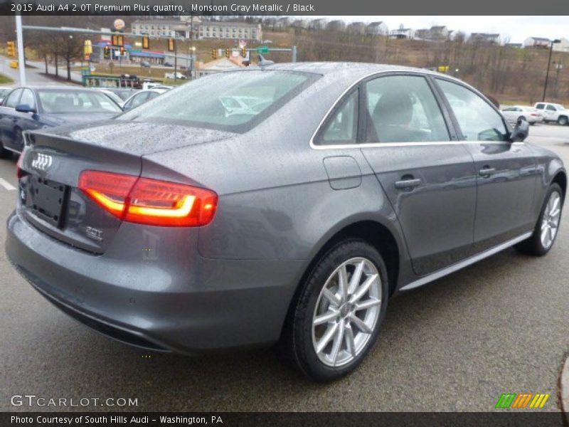Monsoon Gray Metallic / Black 2015 Audi A4 2.0T Premium Plus quattro