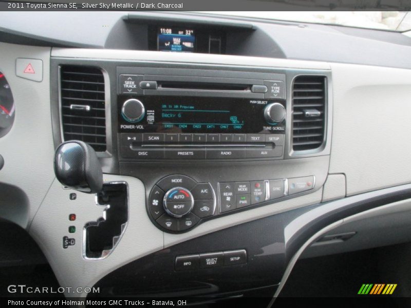 Silver Sky Metallic / Dark Charcoal 2011 Toyota Sienna SE
