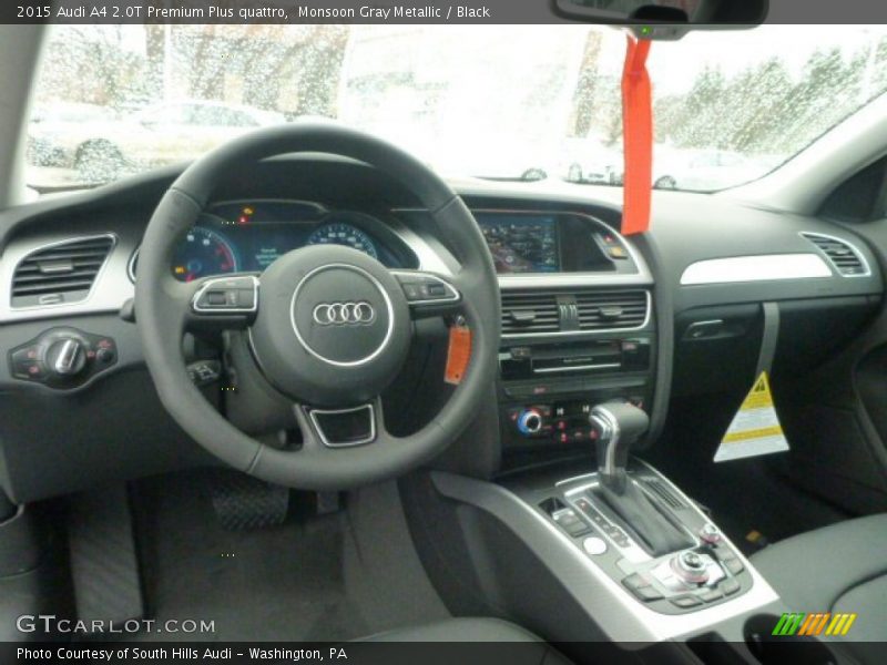 Monsoon Gray Metallic / Black 2015 Audi A4 2.0T Premium Plus quattro