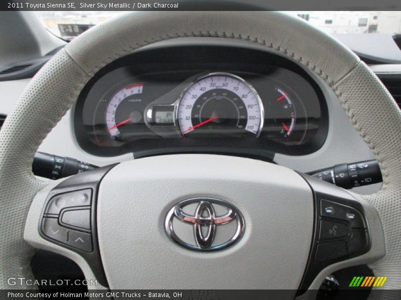 Silver Sky Metallic / Dark Charcoal 2011 Toyota Sienna SE