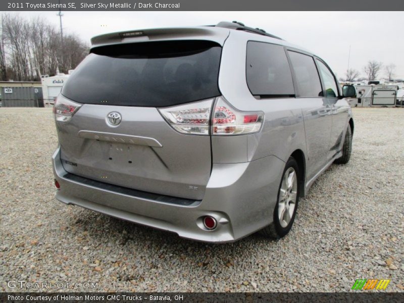 Silver Sky Metallic / Dark Charcoal 2011 Toyota Sienna SE