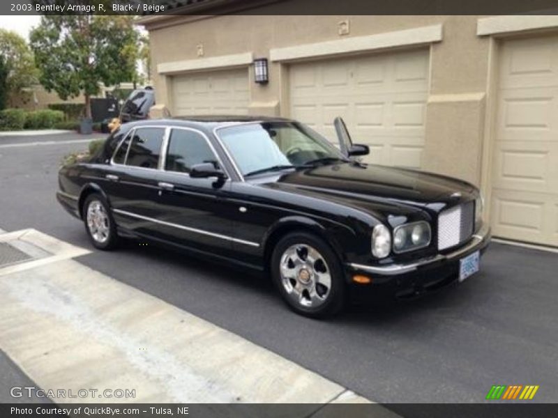 Black / Beige 2003 Bentley Arnage R
