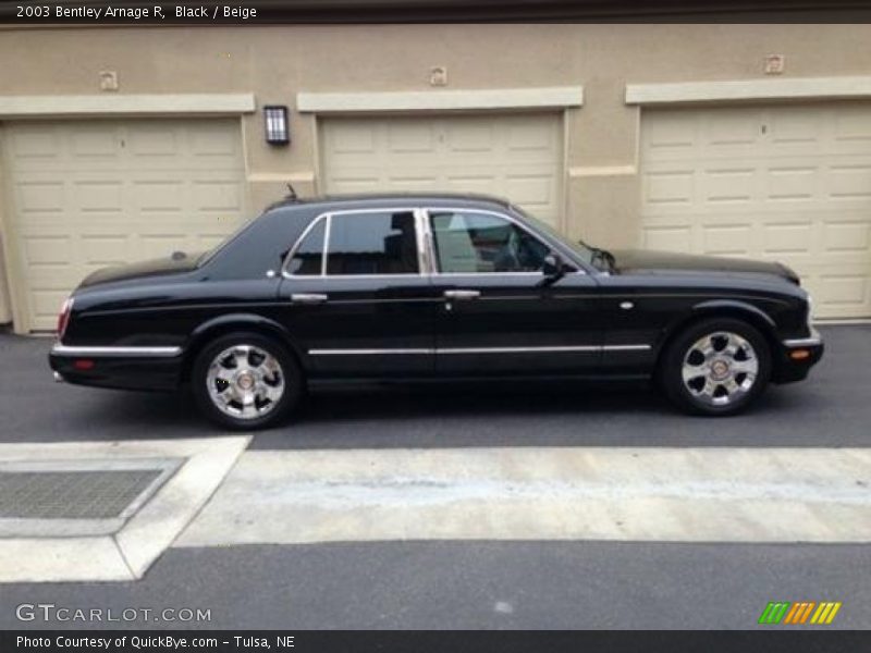 Black / Beige 2003 Bentley Arnage R