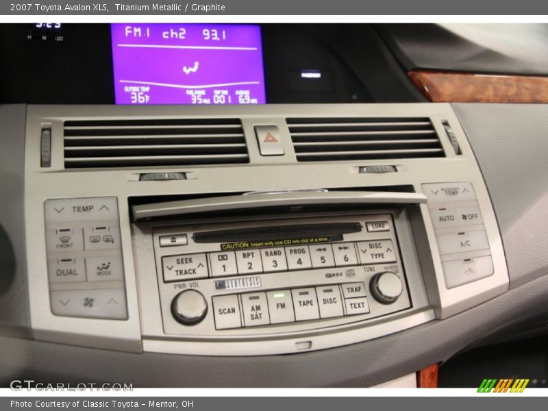 Titanium Metallic / Graphite 2007 Toyota Avalon XLS