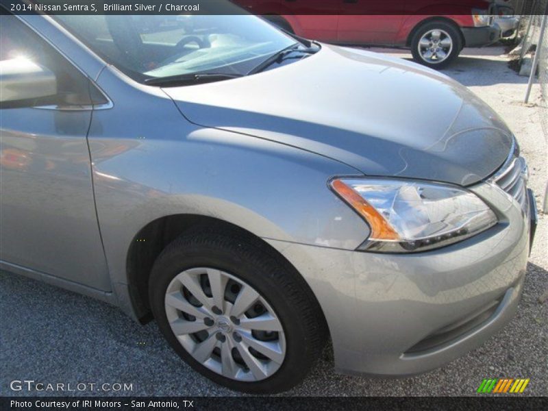 Brilliant Silver / Charcoal 2014 Nissan Sentra S