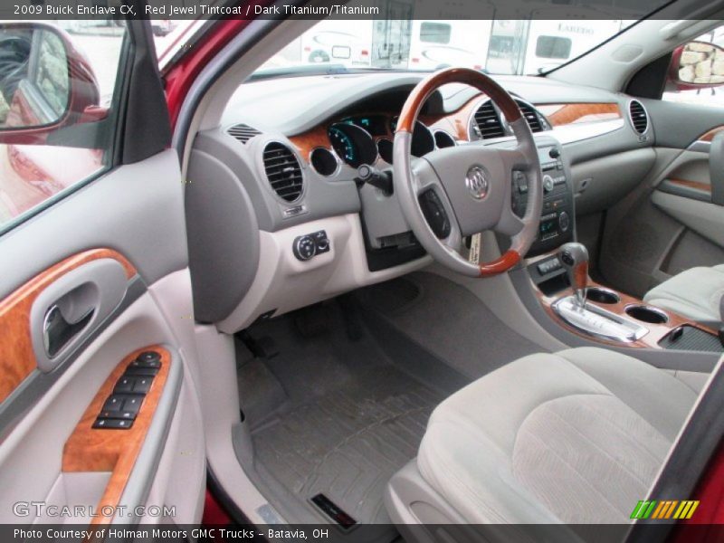 Red Jewel Tintcoat / Dark Titanium/Titanium 2009 Buick Enclave CX