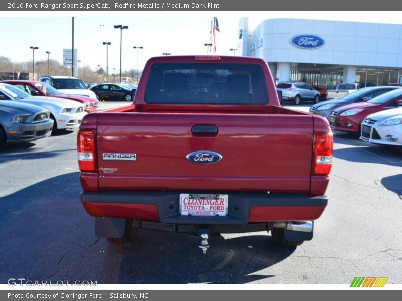 Redfire Metallic / Medium Dark Flint 2010 Ford Ranger Sport SuperCab