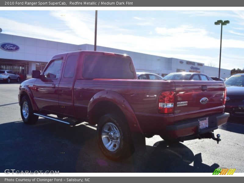 Redfire Metallic / Medium Dark Flint 2010 Ford Ranger Sport SuperCab