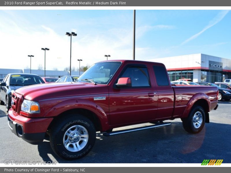 Redfire Metallic / Medium Dark Flint 2010 Ford Ranger Sport SuperCab
